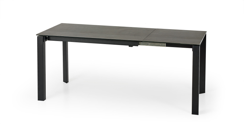 Stół rozkładany HORIZON 120-180/85/76 cm humo/czarny