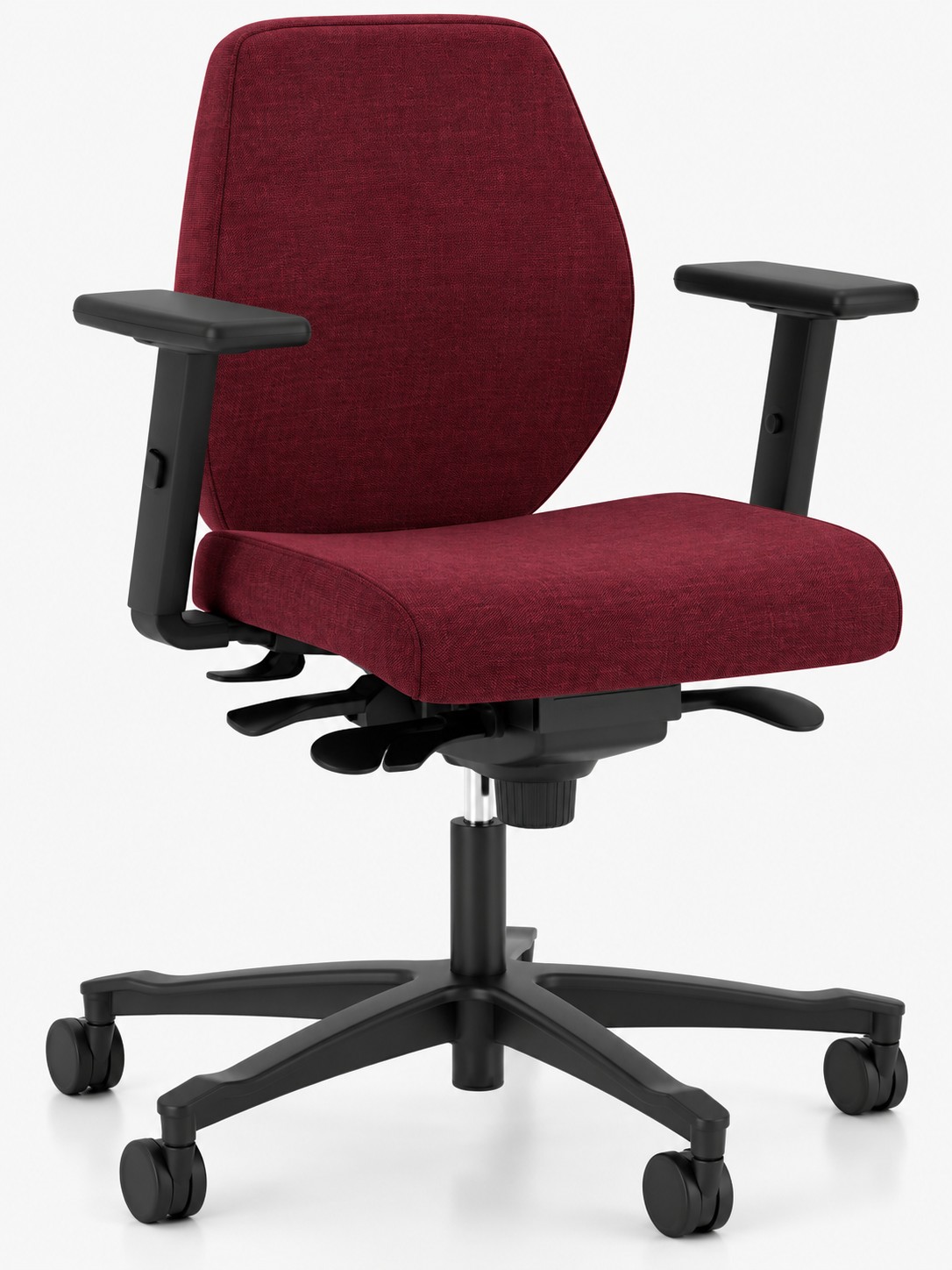 Fotel ergonomiczny sędziowski/gabinetowy niski Bjarg bez zagłówka