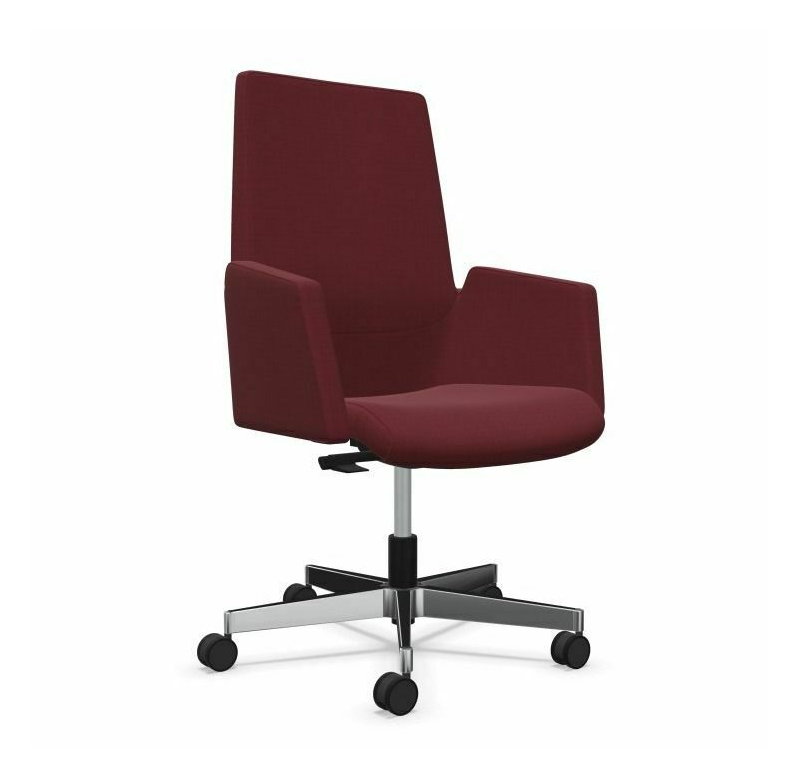 Fotel sędziowski niski IN Access AC102 obrotowy bordo