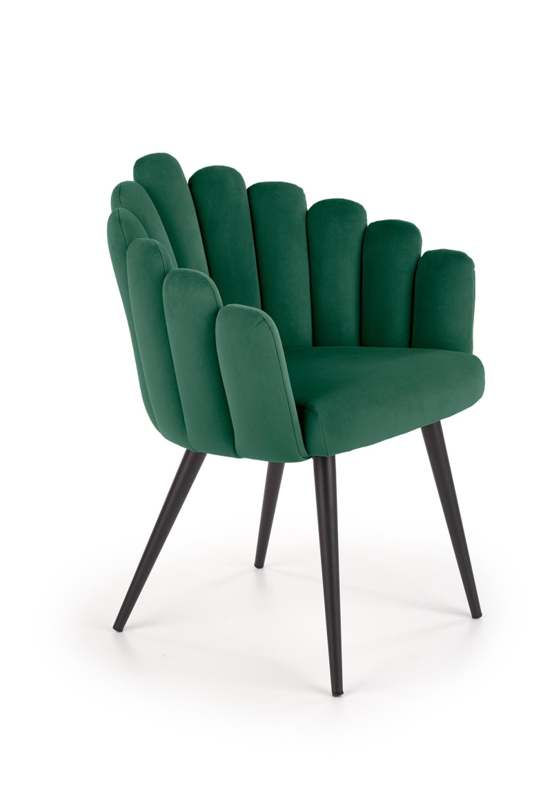 K410 fotel popielaty velvet