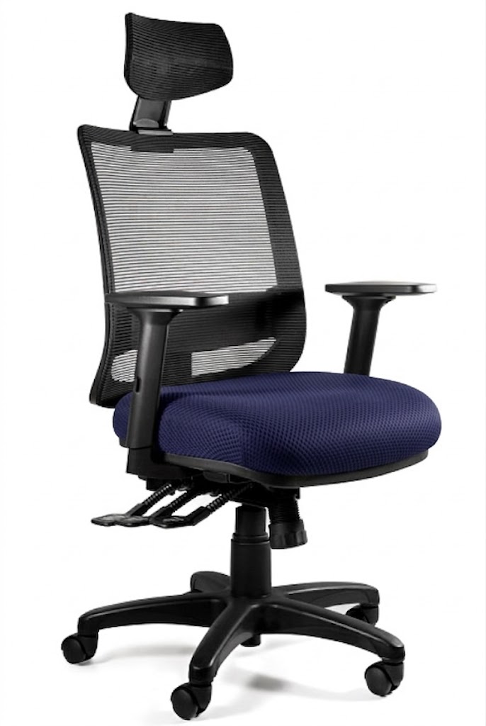 SAGA (1219) - SIATKA SM01 CZARNA-TKANINA BL412 NAVYBLUE