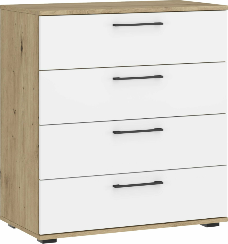 KOMODA KM-1 dąb artisan/biały - FORMO system szaf modułowych