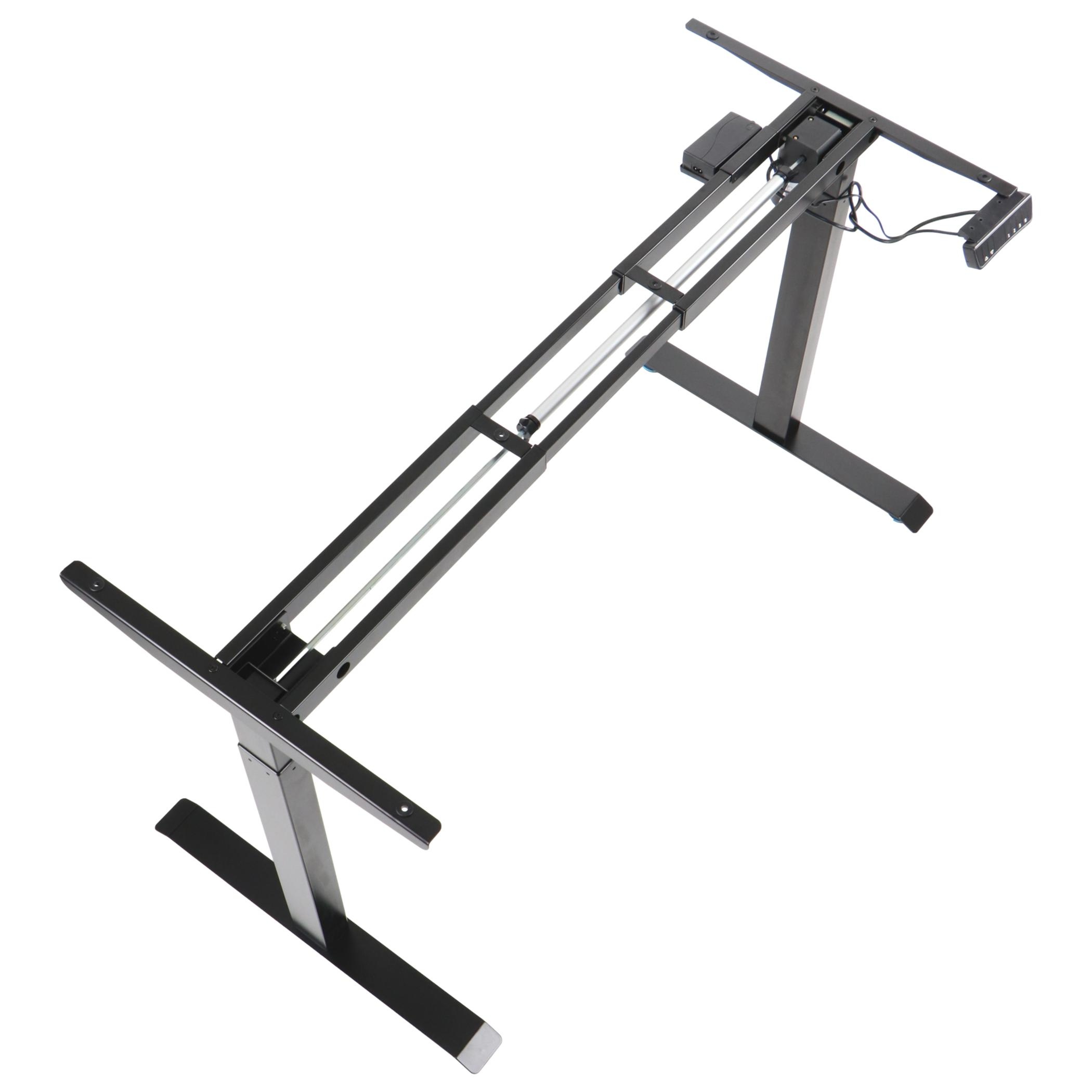 Stelaż UT01E-2T z elektryczną regulacją wysokości w zakresie 70-115 cm, 1-silnikowy/ kolor czarny