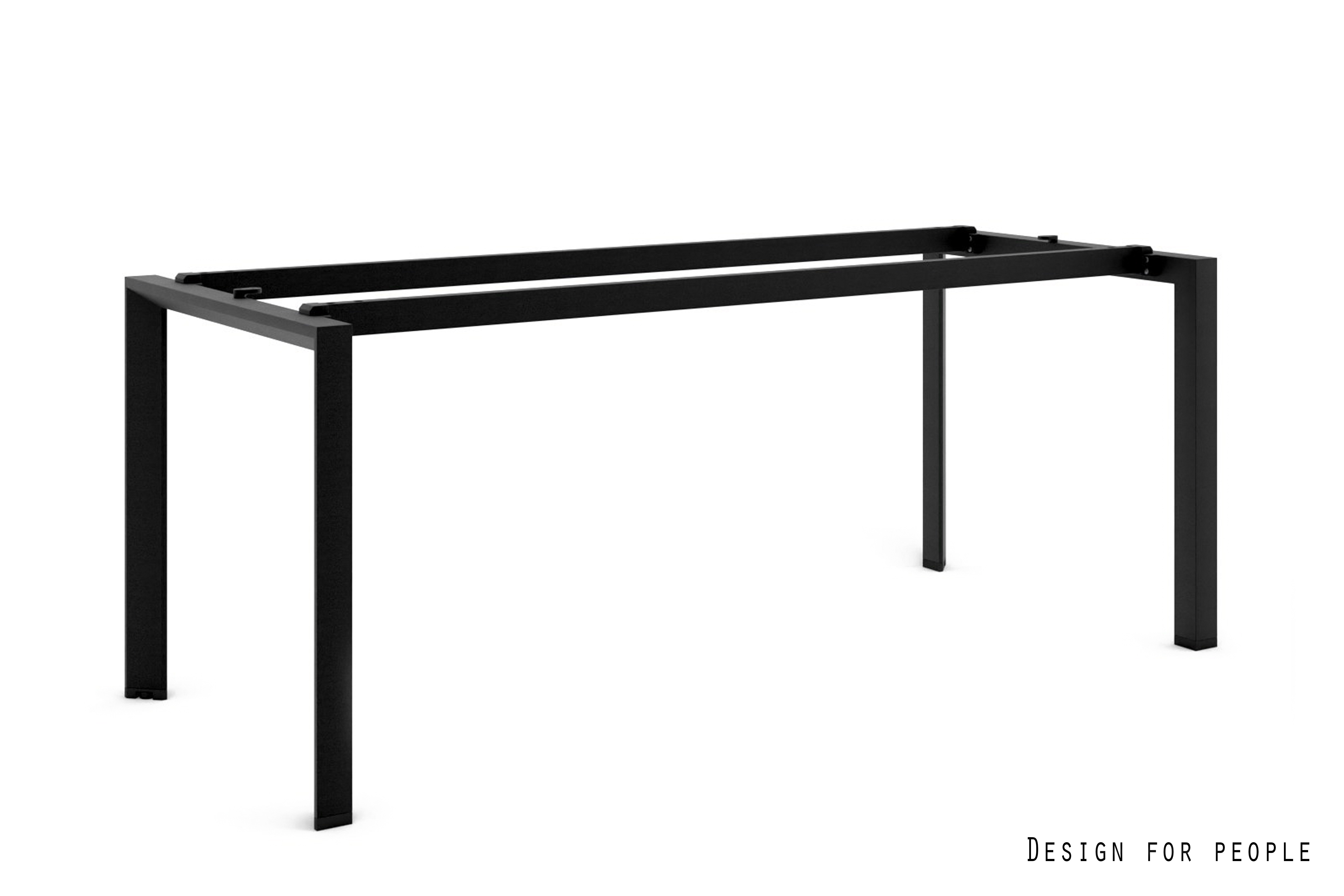 Stelaż metalowy do biurka/stołu PASON - MANAGER DESK - CZARNY - 178 x78 cm