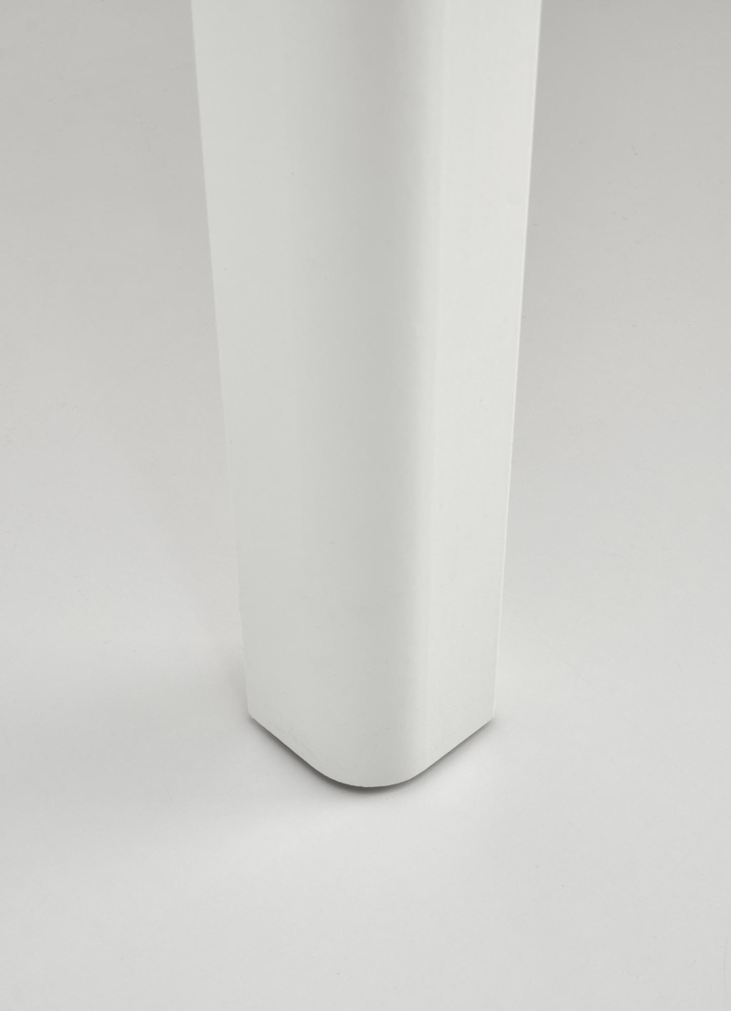 RINGO stół 102-142x102x76 cm, kolor blat dąb craft, nogi - biały