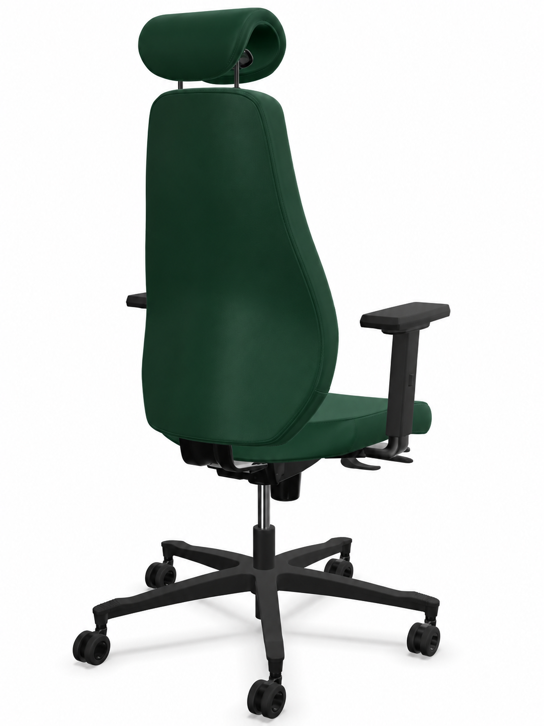 Fotel ergonomiczny sędziowski i gabinetowy wysoki Bjarg z zagłówkiem