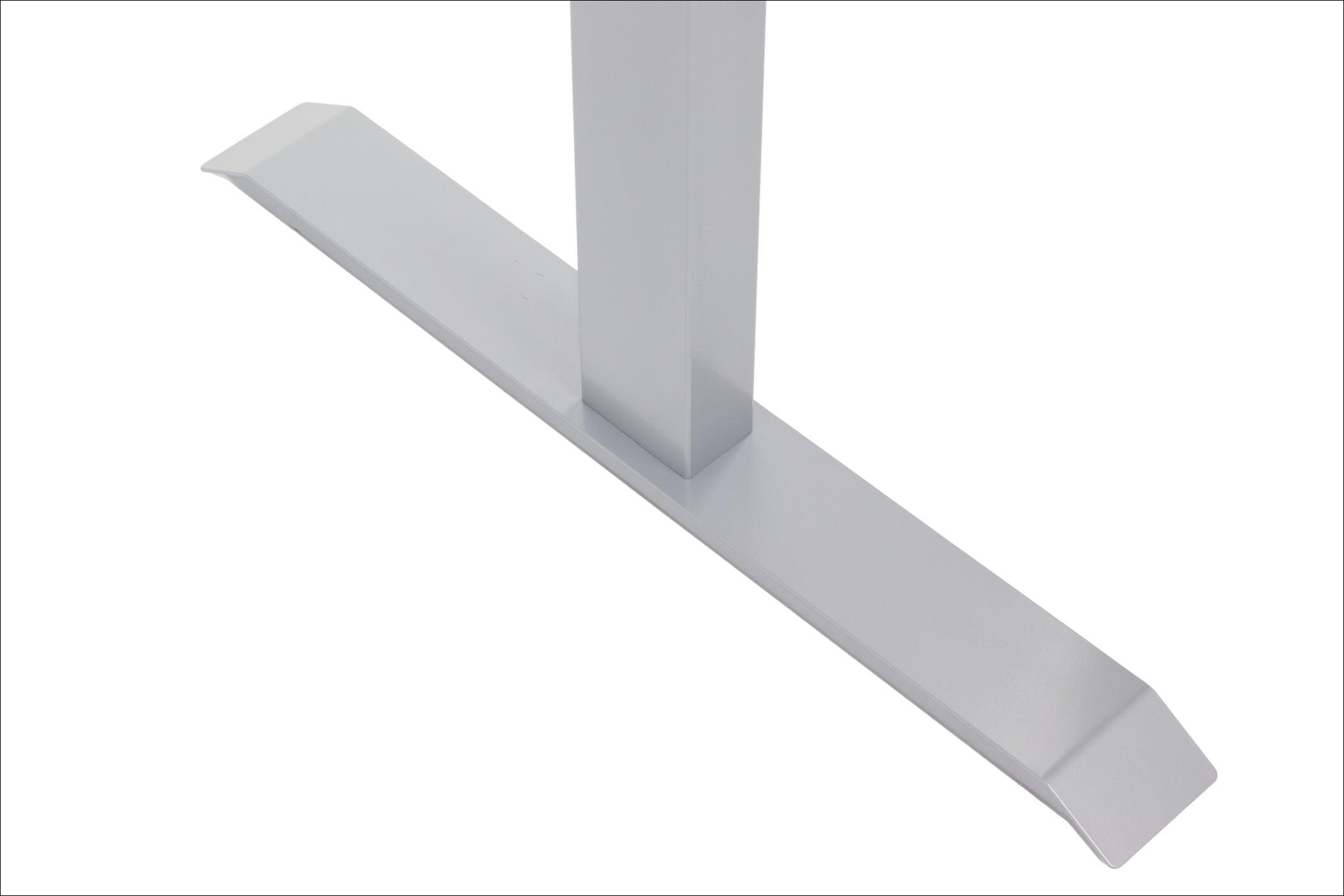 Stelaż UT04E-2T/A z elektryczną regulacją wysokości w zakresie 71-118 cm; 2-silnikowy, kolor szary
