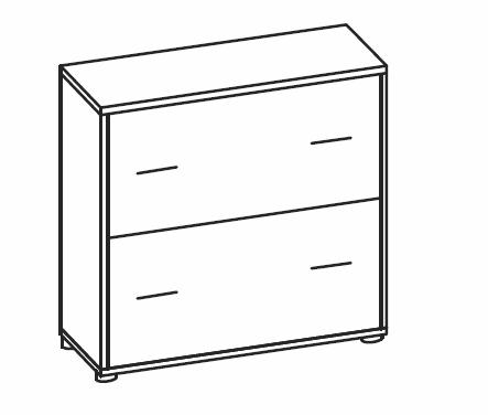 Szafa STATUS PROSTY G0604M - 80x38x75h