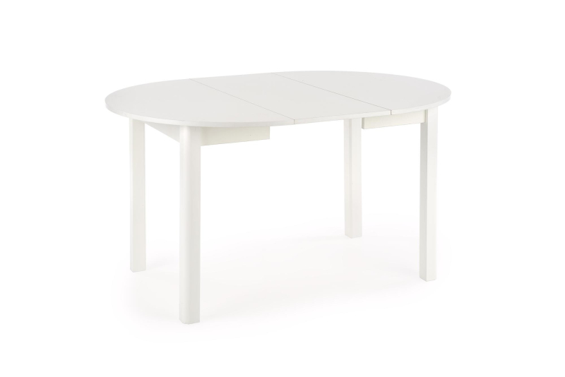RINGO stół 102-142x102x76 cm, kolor blat - biały, nogi - biały