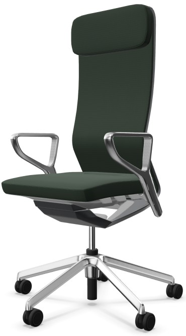 Fotel ergonomiczny sędziowski i gabinetowy wysoki YouTEAM z zagłówkiem