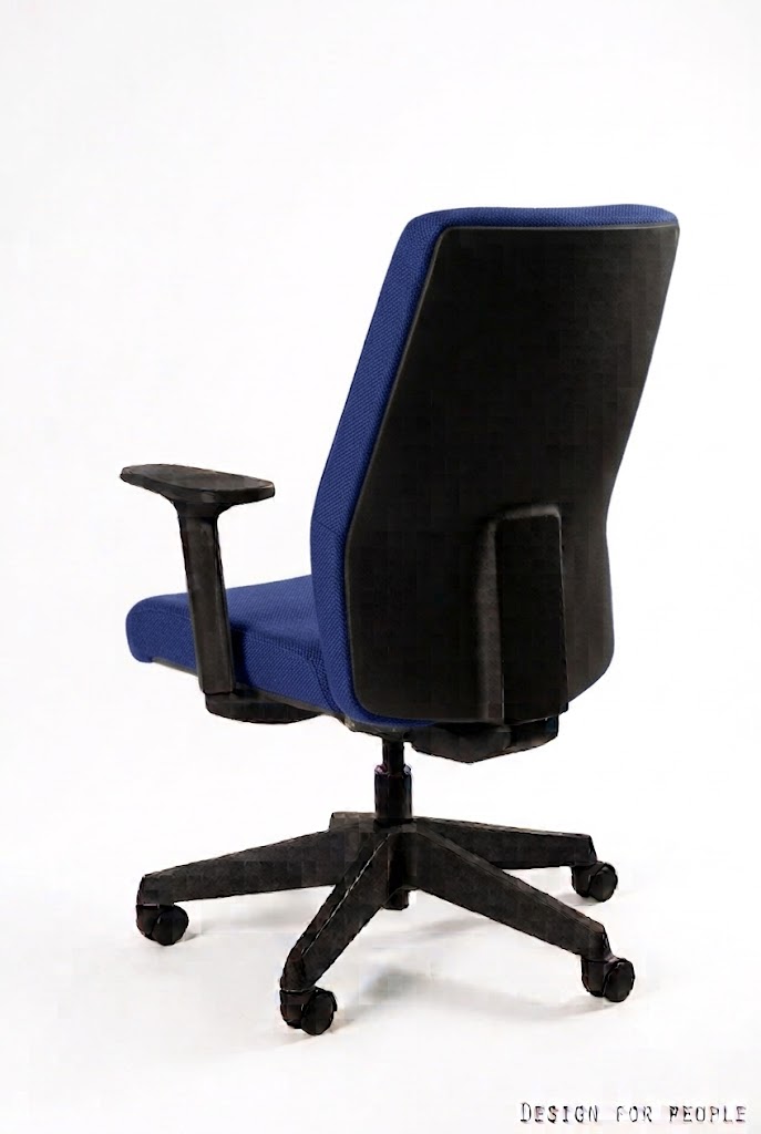 Fotel obrotowy WORK z atestem do pracy 24/7 - BL415 ROYALBLUE