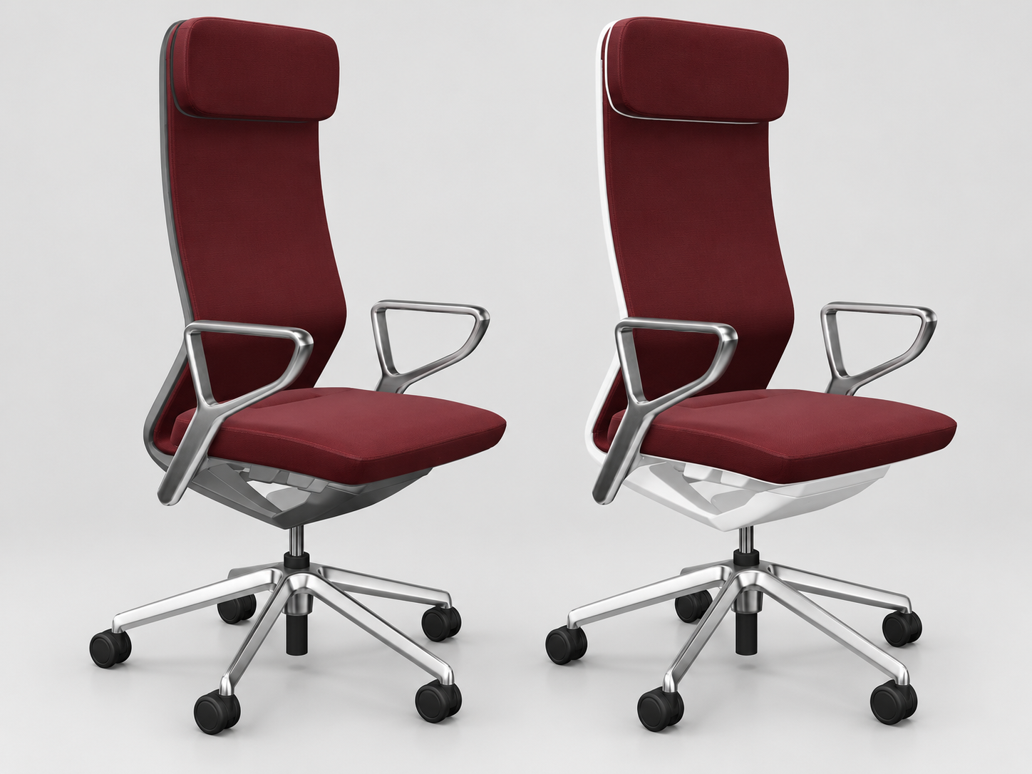 Fotel ergonomiczny sędziowski i gabinetowy wysoki YouTEAM z zagłówkiem