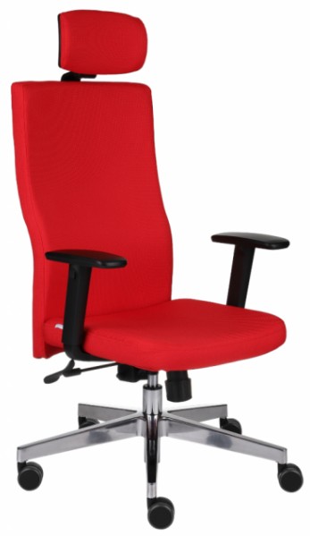TEAM PLUS HD CHROME Fotel biurowy