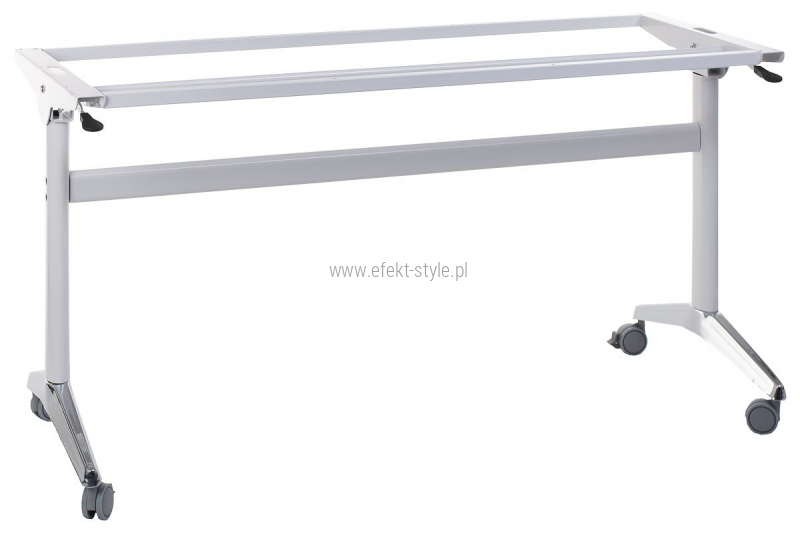 Stelaż składany do stołu NY-A383 biały/chrom długość 155 cm