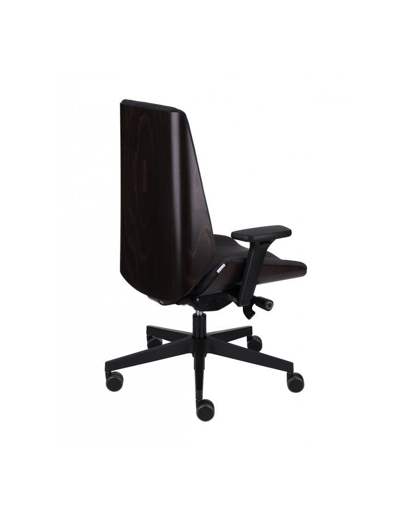Fotel gabinetowy MOON WOOD BLACK