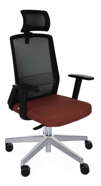 COCO BS HD CHROME Fotel biurowy