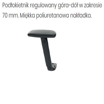 R6 czarny - regulacja góra-dół