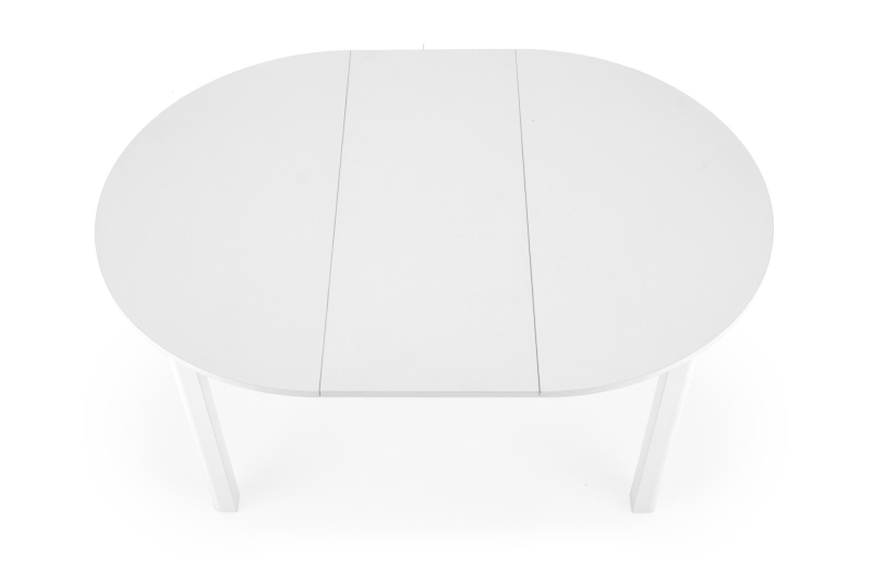 RINGO stół 102-142x102x76 cm, kolor blat - biały, nogi - biały