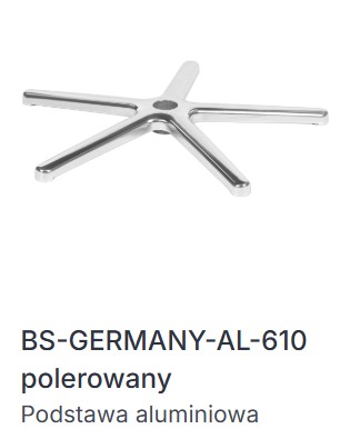 Krzesło obrotowe KARES PL/BP różne kolory - Aluminium Germany