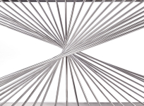 INFINITY ława, stelaż - srebrny, szkło - dymiony