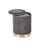 MONTY zestaw 2 puf, popielaty