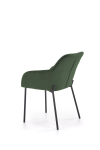 K305 krzesło czarny / ciemny zielony