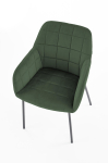 K305 krzesło czarny / ciemny zielony