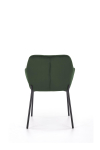 K305 krzesło czarny / ciemny zielony