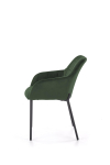 K305 krzesło czarny / ciemny zielony