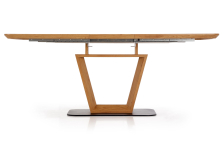 BLACKY stół rozkładany 160-220/90/76 cm, dąb złoty