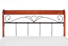 VERONICA łóżko 90 cm czereśnia ant./czarny