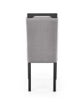 CLARION 2 krzesło czarny / tap: MONOLITH 85 (popiel)