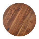 DOMENICO stół fi110/76/72 cm, blat - orzech, nogi - orzech / złoty