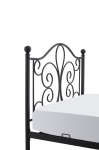 PANAMA 120 cm łóżko metalowe czarny