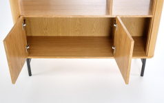 SMART regał REG-2 dąb naturalny/czarny