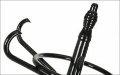 Wieszak drewniany WDR-1/BL CZARNY