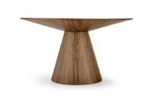 HENDERSON stół okrągły fi 136/78 cm, orzechowy