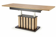 BARETTI ławostół dąb artisan/czarny