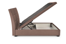 CONTINENTAL 2 łóżko 160 - beżowy (prostokąty) tap. Monolith 09