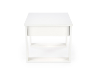 NEA KWADRAT ława z szufladą kolor biały