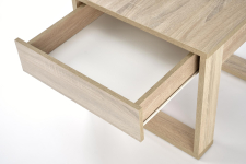 NEA KWADRAT ława z szufladą kolor dąb sonoma