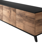 RANDOM RTV-3 stolik RTV 200 cm dąb wotan/czarny