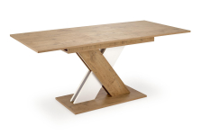 XARELTO stół rozkładany 130-175/85/76 cm, dąb lancelot - biały