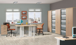 Biurko kształtowe prawe PRIMUS PB54P/39M 160/39x110/70x75h