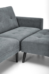 CORNELIUS sofa rozkładana z funkcją narożnika popiel