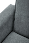 CORNELIUS sofa rozkładana z funkcją narożnika popiel