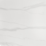 EDGAR 2 stół okrągły, blat - biały marmur, nogi - czarny