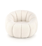 GASPAR fotel wypoczynkowy kremowy