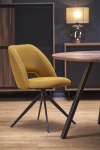 K546 krzesło musztardowy z funkcją obrotu