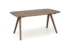 MIGUEL stół 160/90/75 cm, blat - orzechowy, noga - orzechowy